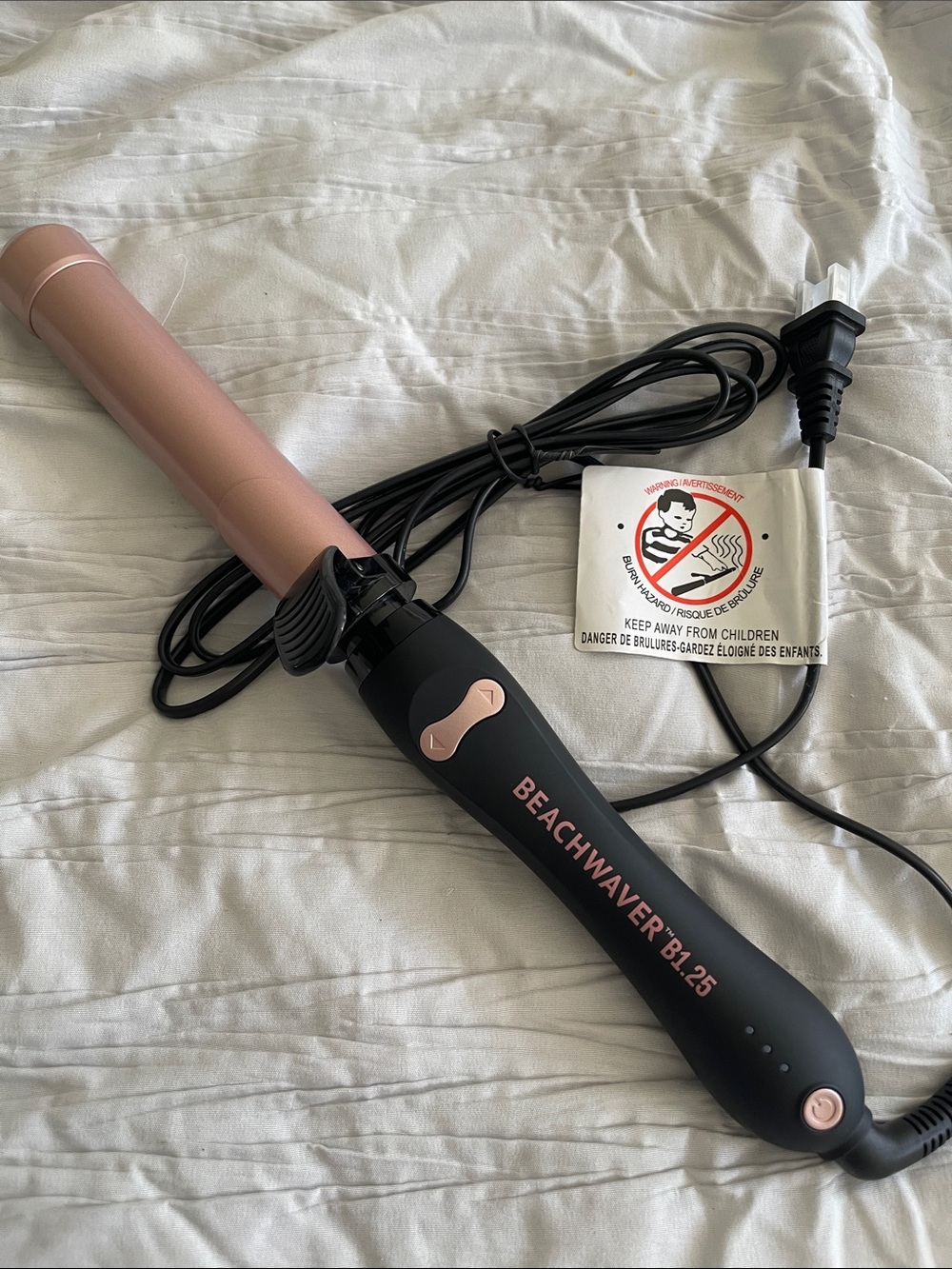 beachwaver B1.25 Pink and Black Curling/Waving Iron. Brand new never used. - Picture 6 of 6